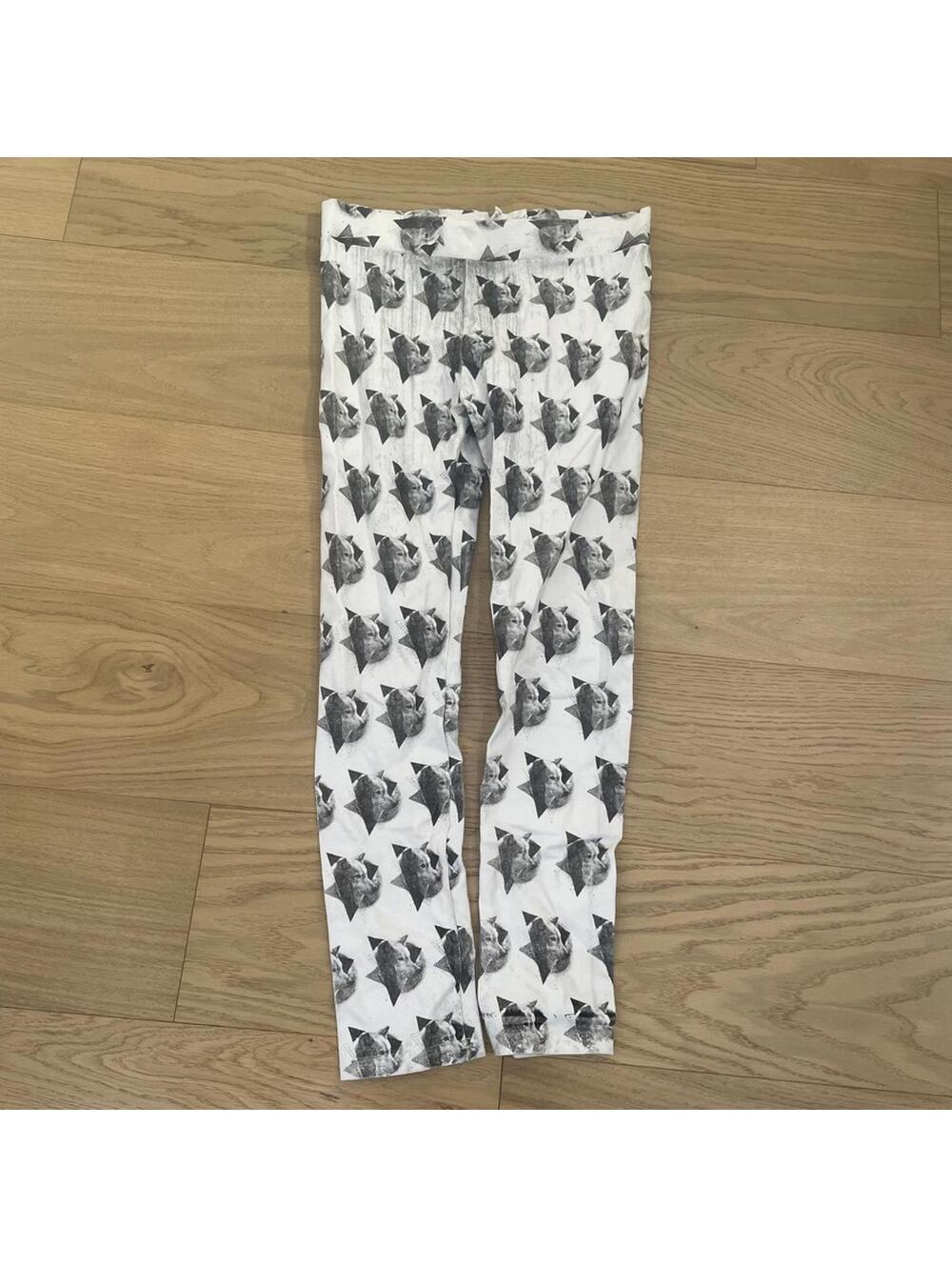 Adult XS–S Jeggings – Black & White Doge Dog Print – New Collection